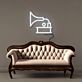 Grammophon LED-Neonschild für Wohnzimmer Musikzimmer