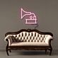 Grammophon LED-Neonschild für Wohnzimmer Musikzimmer