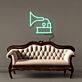 Grammophon LED-Neonschild für Wohnzimmer Musikzimmer