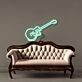 E-Gitarre LED-Neonschild für Wohnzimmer und Musikstudio