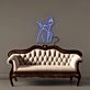 Hirsch LED-Neonschild Wohnzimmer Dekoration