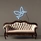 fliegende Taube LED-Neonschild Wohnzimmer Dekoration