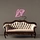 Calla Blume LED-Neonschild Wohnzimmer Dekoration