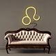 Löwe Sternzeichen Symbol LED-Neonschild Wohnzimmer Astrologie Dekor