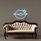 Lippen mit Stern LED-Neonschild Wohnzimmer Studio