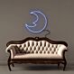 Halbmond LED-Neonschild Wohnzimmer Schlafzimmer