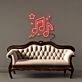 Musiknoten mit Stern LED-Neonschild Wohnzimmer Musikstudio