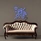 Musiknoten mit Stern LED-Neonschild Wohnzimmer Musikstudio