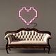 Pixel Herz LED-Neonschild Wohnzimmer Schlafzimmer