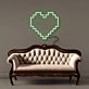 Pixel Herz LED-Neonschild Wohnzimmer Schlafzimmer