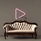 Play Symbol LED-Neonschild Wohnzimmer Gaming
