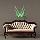 zwei Hände mit ineinander verhakten kleinen Fingern LED-Neonschild Wohnzimmer Schlafzimmer