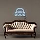 Pixel Alien Figur LED-Neonschild Wohnzimmer Gamingzimmer