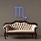 Skorpion Sternzeichen Symbol LED-Neonschild für Wohnzimmer Astrologie Dekor