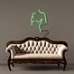 Frauenkörper Silhouette LED-Neonschild Wohnzimmer Studio