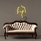 Frauenkörper Silhouette LED-Neonschild Wohnzimmer Studio