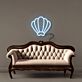Muschel LED-Neonschild Wohnzimmer Schlafzimmer