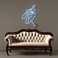 Kontur einer Frau LED-Neonschild Wohnzimmer Schlafzimmer