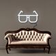 Sonnenbrille LED-Neonschild Wohnzimmer Studio