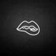 Lippenbiss als LED-Neonschild