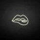 Lippenbiss als LED-Neonschild