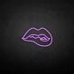 Lippenbiss als LED-Neonschild