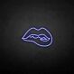 Lippenbiss als LED-Neonschild
