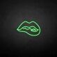 Lippenbiss als LED-Neonschild