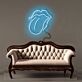 Lippen mit herausgestreckter Zunge LED-Neonschild Wohnzimmer Lounge