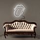 Lippen mit herausgestreckter Zunge LED-Neonschild Wohnzimmer Lounge