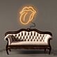 Lippen mit herausgestreckter Zunge LED-Neonschild Wohnzimmer Lounge