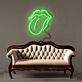 Lippen mit herausgestreckter Zunge LED-Neonschild Wohnzimmer Lounge