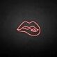 Lippenbiss als LED-Neonschild