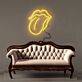 Lippen mit herausgestreckter Zunge LED-Neonschild Wohnzimmer Lounge