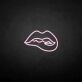 Lippenbiss als LED-Neonschild