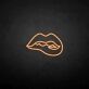 Lippenbiss als LED-Neonschild