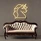 Einhornkopf LED-Neonschild Wohnzimmer Kinderzimmer