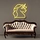 Einhornkopf LED-Neonschild Wohnzimmer Kinderzimmer