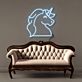 Einhornkopf LED-Neonschild Wohnzimmer Kinderzimmer