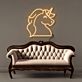 Einhornkopf LED-Neonschild Wohnzimmer Kinderzimmer