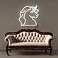 Einhornkopf LED-Neonschild Wohnzimmer Kinderzimmer