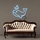 Wal mit Wasserfontäne LED-Neonschild Wohnzimmer Kinderzimmer