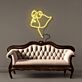 Gesicht mit Sonnenbrille LED-Neonschild Wohnzimmer Studio
