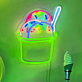 Eisbecher mit Streuseln LED-Neonschild für Eisdiele Café