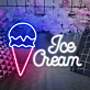 Ice Cream LED-Neonschild für Café und Eisdiele