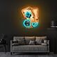 Spielkarten und Würfel LED-Neonschild für Bar und Spielzimmer