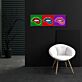 Lippen mit gebissenen Zähnen LED-Neonschild Wohnzimmer Bar