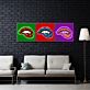 Lippen mit gebissenen Zähnen LED-Neonschild Wohnzimmer Bar