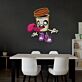 Kaffeebecher mit Comicgesicht LED-Neonschild für Café Küche