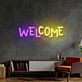 WELCOME LED-Neonschild für Eingangsbereich und Wohnzimmer